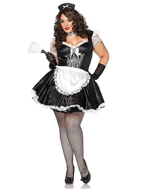 Womens Sexy Plus Manor Maid French Maid Costume Youzone