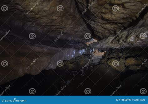 Rocky Entrance At Arwah Cave Stock Image Image Of Altitude Abstract