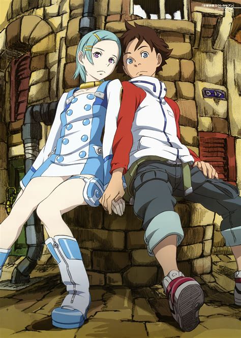 Download Eureka 7 Renton And Eureka 4089x5739 Minitokyo Anime Smile Anime Character Design