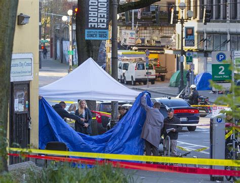 Deadly Pioneer Square Shooting May Be Drug Related The Seattle Times