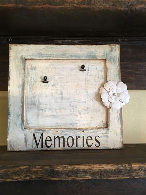 Typical shaker style uses 3/4 inch for the overlay, but if you have. Photo holder made from an old cabinet door (With images ...