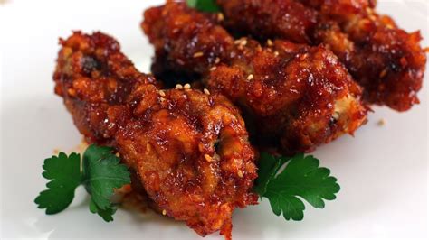 We don't recommend using olive oil—its high cost, low smoking point. Korean fried chicken recipe (English Caption: 영어자막) - YouTube