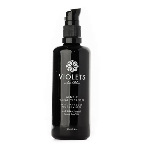 Facial Cleanser With White Tea 30ml And 100ml Violets Are Blue
