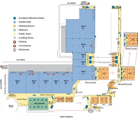 Salt Palace Convention Center Floor Plan For Su 2014 Convention