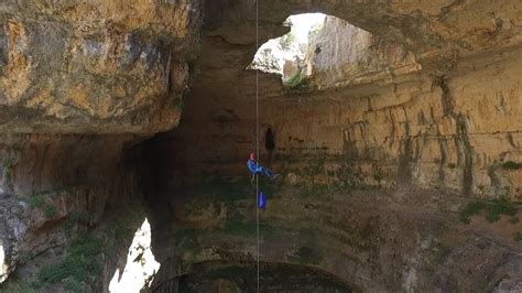 Baatara Sinkhole The Cave Of Three Bridges Youtube
