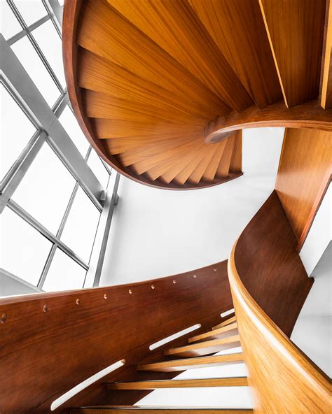 Architectural Photography Of Brown Wooden Stairs · Free Stock Photo