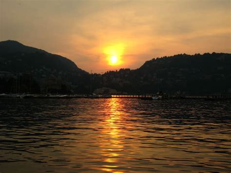 Lake Como Sunset Photo