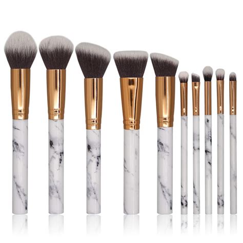 Amazon Com Seprofe Makeup Brushes Set Professional Pcs Marble Make Up Brush Face Powder