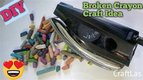 Broken Crayon Amazing Craft Idea Best Out Of Waste Craftlas Youtube