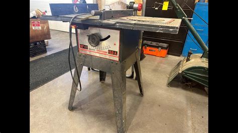 SEARS CRAFTSMEN 10 TABLE SAW YouTube