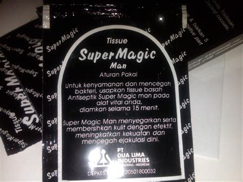 Harga murah di lapak rizkibarokah online. Jual Super Magic Tissue Original - 6 Sachets di lapak ...