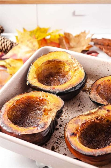 How To Baked Acorn Squash With Butter And Brown Sugar Cafd