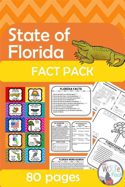 State Of Florida Fact Pack State Of Florida Florida State Mottos