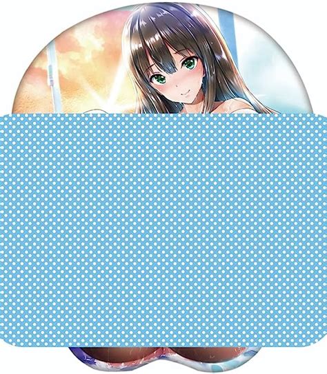Fonyell D Anime Gaming Cute Cartoon Mouse Pad With Wrist Rest D Soft Gel Non Slip Computer