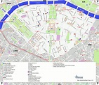 7. arrondissement von Paris, Karte - Karte der 7. arrondissement von ...