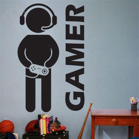 Gaming Gamer Wall Sticker Video Game Art Wallpaper