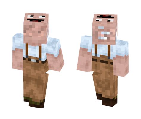 Download Old Man With Downsindrome Minecraft Skin For Free