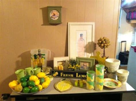It will be the sweetest touch in your summer vignettes and decor! lemon and lime kitchen decorations | Kitchen decor, Trendy ...