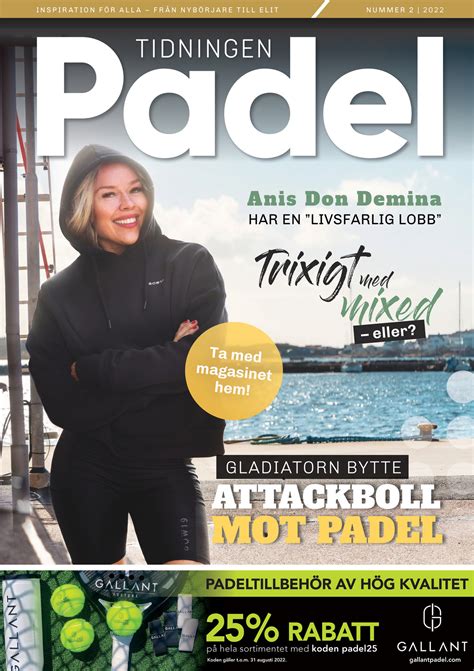 M S Tidningen Padel 2 2022 Page 1