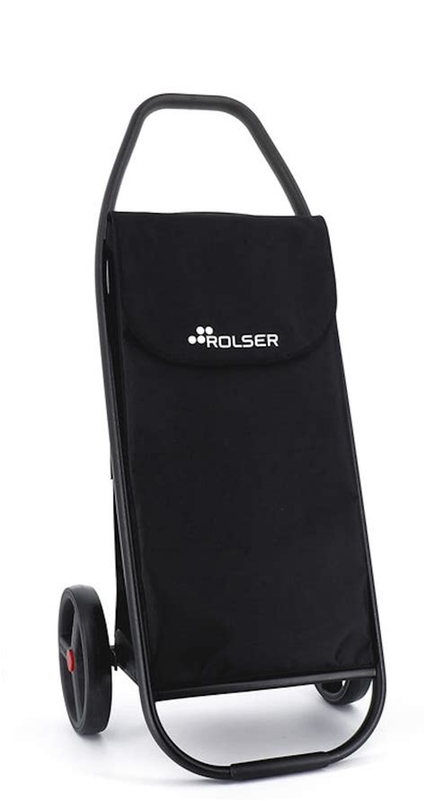 Dramaten väska helsvart stora hjul Rolser Com 8 Blacktube - Bags4Fun.se