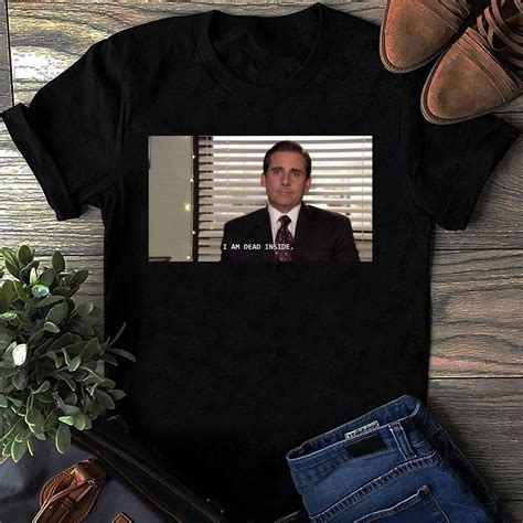 Michael Scott Shirt I Am Dead Inside Shirt The Office Shirt Etsy