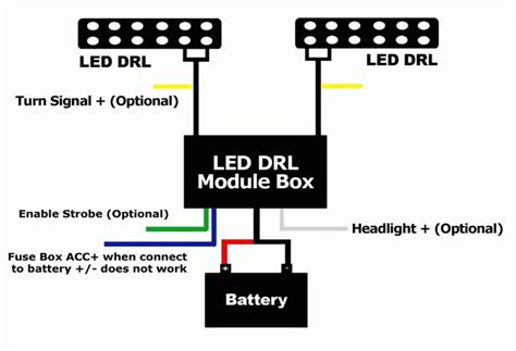 Matt looks at the basic wiring diagram for a circuit controlled by a passive infrared sensor (pir). LED Daytime Running Light Automatic On-Off Relay Module Box