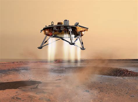 — a nasa rover streaked toward a landing on mars on thursday in the riskiest step yet in an epic quest to bring back rocks that could answer whether life ever existed on the red planet. NASA's new InSight lander will plumb the depths of Mars in ...