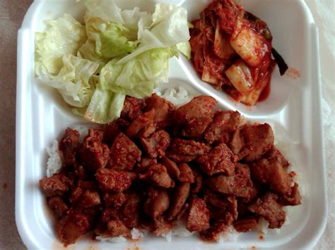 In hapcheon, the soup was. Lunch from Korean Food Truck | Today, I tried the spicy ...