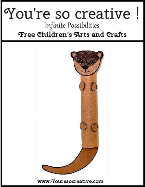 Otter Craft Projects For Kids Arts And Crafts For Kids Craft Projects