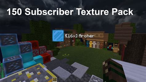 150 Subscriber Texture Pack Showcase Youtube