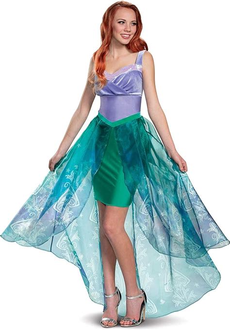 Disguise Women Ariel Deluxe Adult Costume Amazonca Clothing And Accessories