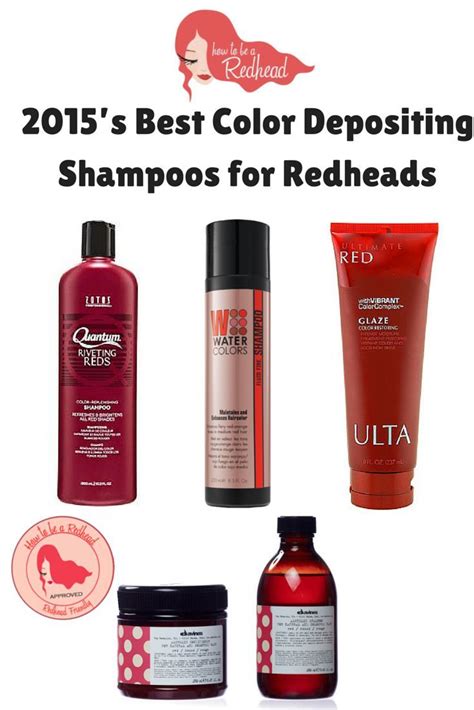 2015s Best Color Depositing Shampoos For Redheads Colored Hair Tips Red Hair Shampoo Color