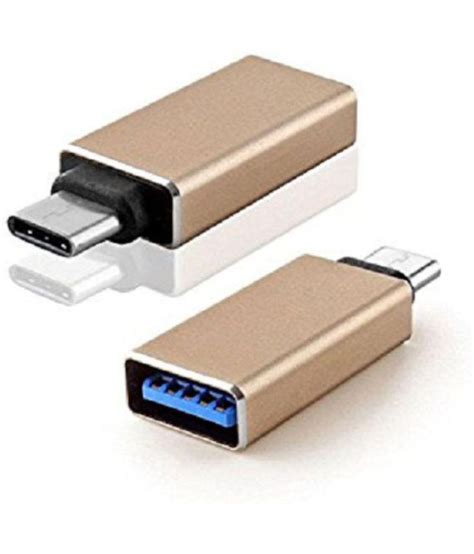 Type C Otg Adapter Gold Buy Type C Otg Adapter Gold Online At Low