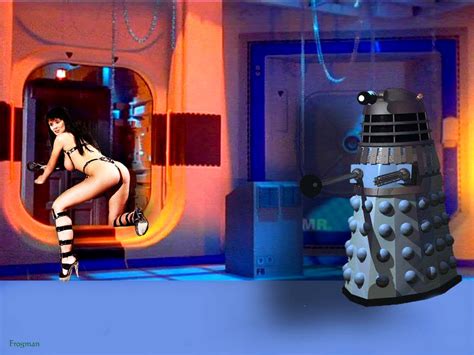 Post Dalek Doctor Who Fakes Frogman Nicola Bryant Peri Brown