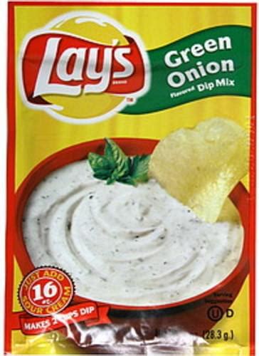 Lays Green Onion Flavored Dip Mix 1 Oz Nutrition Information Innit