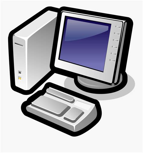 Computer Clip Thin Client - Pc Client Icon Png , Free Transparent ...