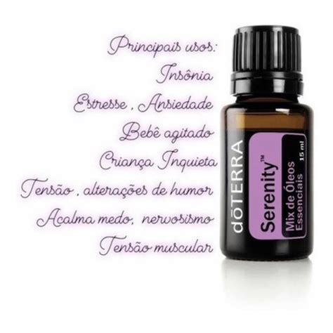 Óleo Essencial Serenity 15ml Doterra 100 Puro Submarino