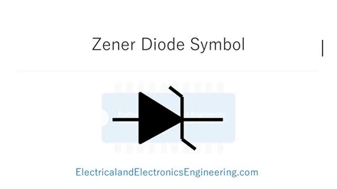 Zener Diode Symbol Electrical And Electronics Engineering