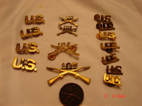 Army 107th Ny Insignias Pins Collectors Weekly