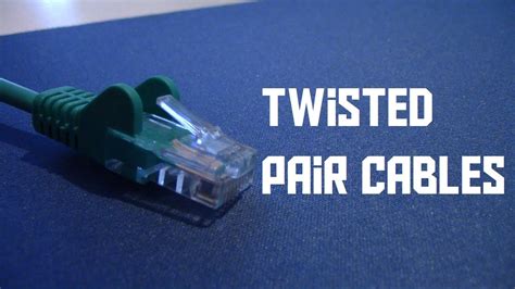 Twisted Pair Cabling Explained Akio Tv Youtube
