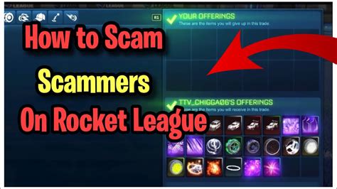 How To Scam Scammers On Rocket League Scammer Gets Scammed Rocket