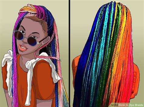 3 Ways To Dye Braids Wikihow