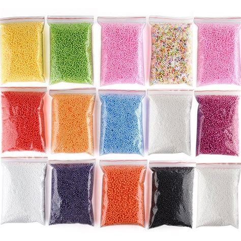 Styrofoam Polystyrene Filler Foam Beads Colors Wholelsale Assorted Balls Pop Diy Crafts