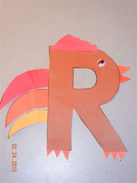 R Is For Rooster Letter A Crafts Abc Crafts Letter R Crafts