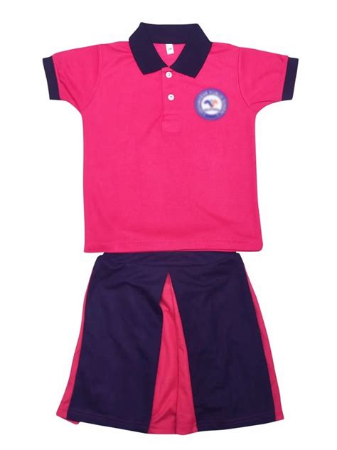 Summer Polyester Girls School Uniform Set Medium At Rs 325set In Tiruppur
