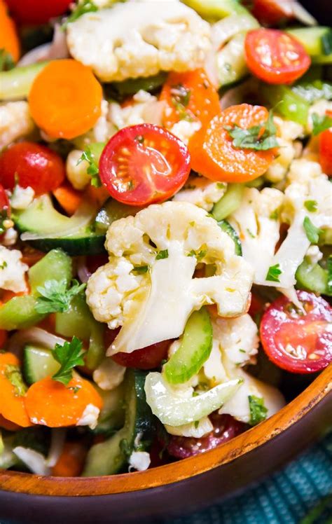 Marinated Vegetable Salad Is A Seriously Delicious Make Ahead Salad