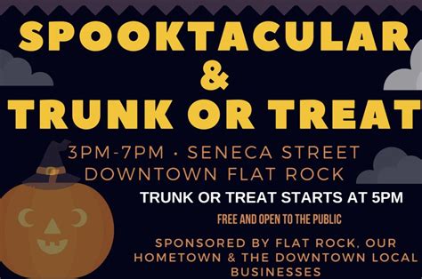 second annual spooktacular today downtown flat rock
