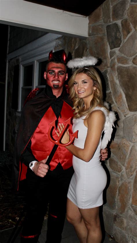 Angel And Devil Couples Halloween Costumes