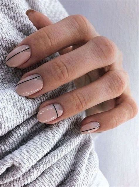 37 Superb Oval Nail Art Ideas With Images Oval Nails Minimalist