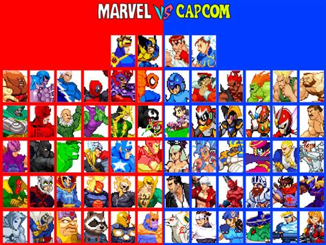 Random Marvel Vs Capcom Roster By Smashingstar64 On Deviantart